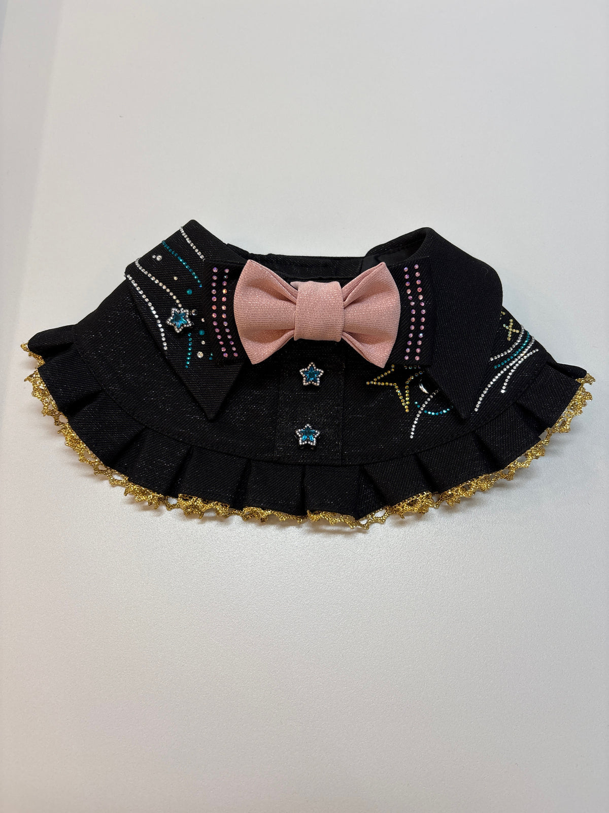Galaxy Crystal-Embellished Pet Bib-Pink