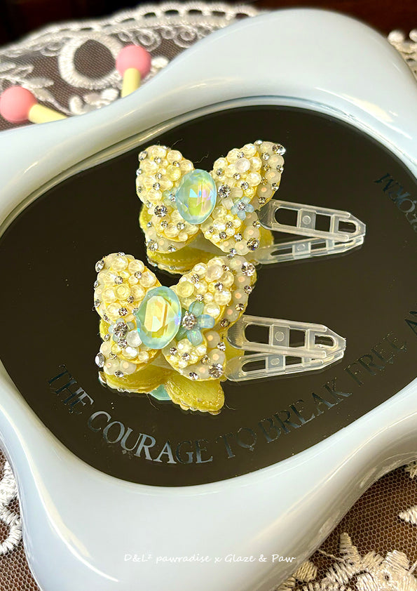 Butterflly Hairclip-Yellow