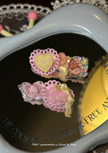 Heart Rhinestone Hair Clip